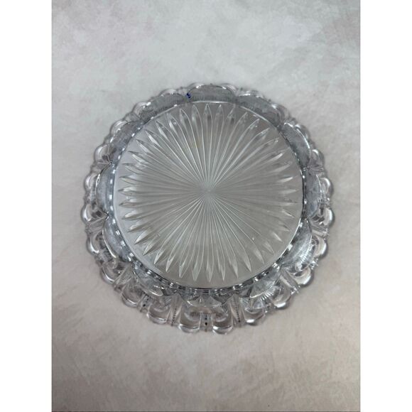 EAPG Antique Flint Glass Company Bowl 1900s Mn Glow - Picture 6 of 13